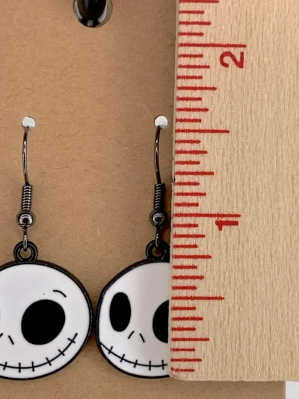 Nightmare Before Christmas Jack Skeleton Face Earrings Fashion Jewelry
